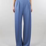 Pantalone Avio in satin leggero MSEDIVO 8 MAX MARA STUDIO 