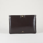 Borsa Dark Chocolate a busta effetto naplak BS18A61E2 EV9 ELISABETTA FRANCHI 