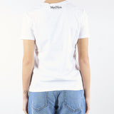 T-shirt con stampa e ricamo