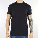 T-shirt basic Nero con patch logo Dsquared Milano