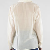 Camicia Crema in voile con strass PBPGIOSTRA 1 PENNY BLACK 