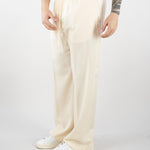 Pantalone Panna in tessuto fluido con gamba e fondo ampio PA3696 2 I'M BRIAN 