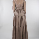 Abito lungo Fango con strass all over AT121 27 ATELIER LEGORA 