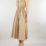 Abito Nocciola in cotone NS223 35 NO SECRETS 