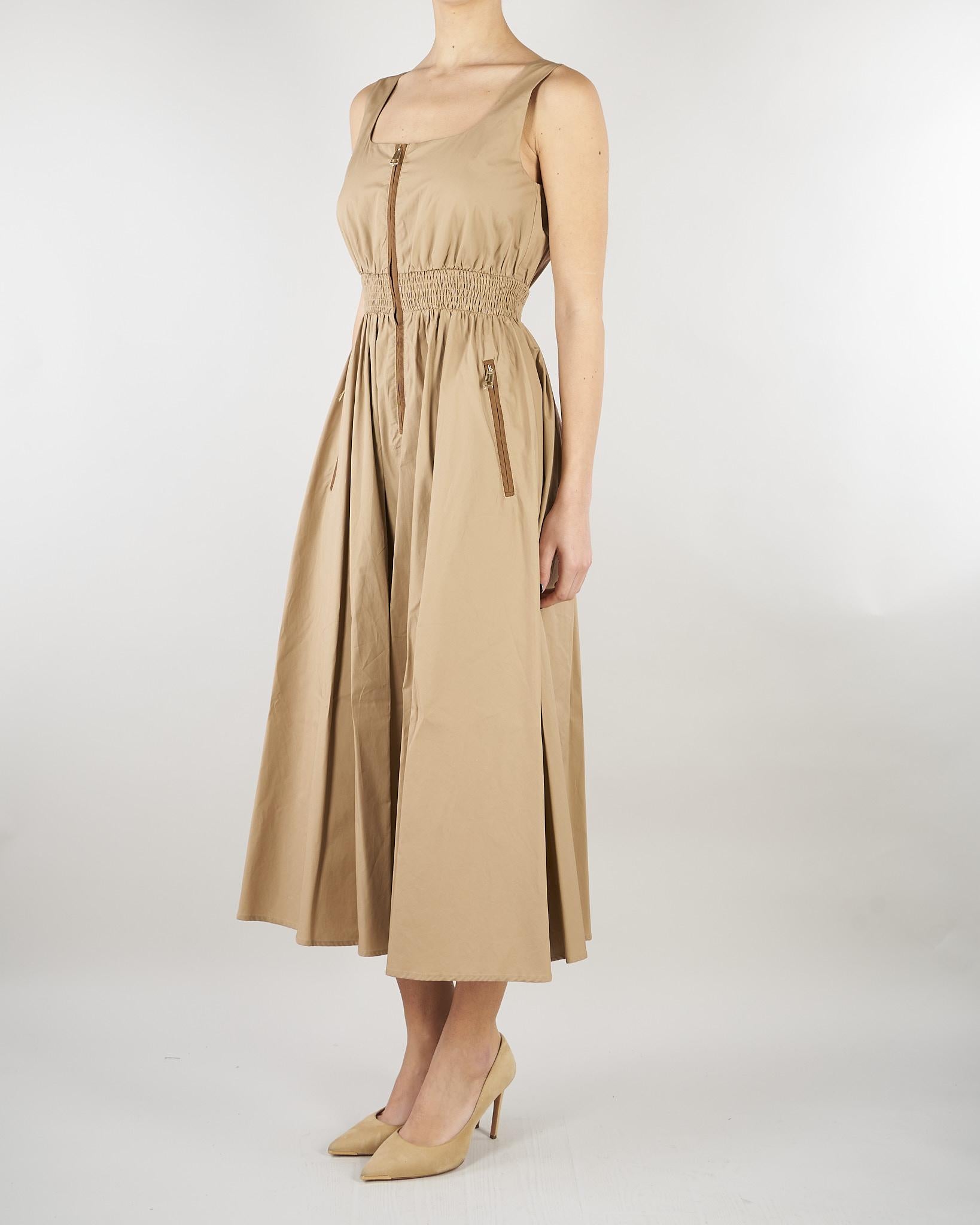 Abito Nocciola in cotone NS223 35 NO SECRETS 