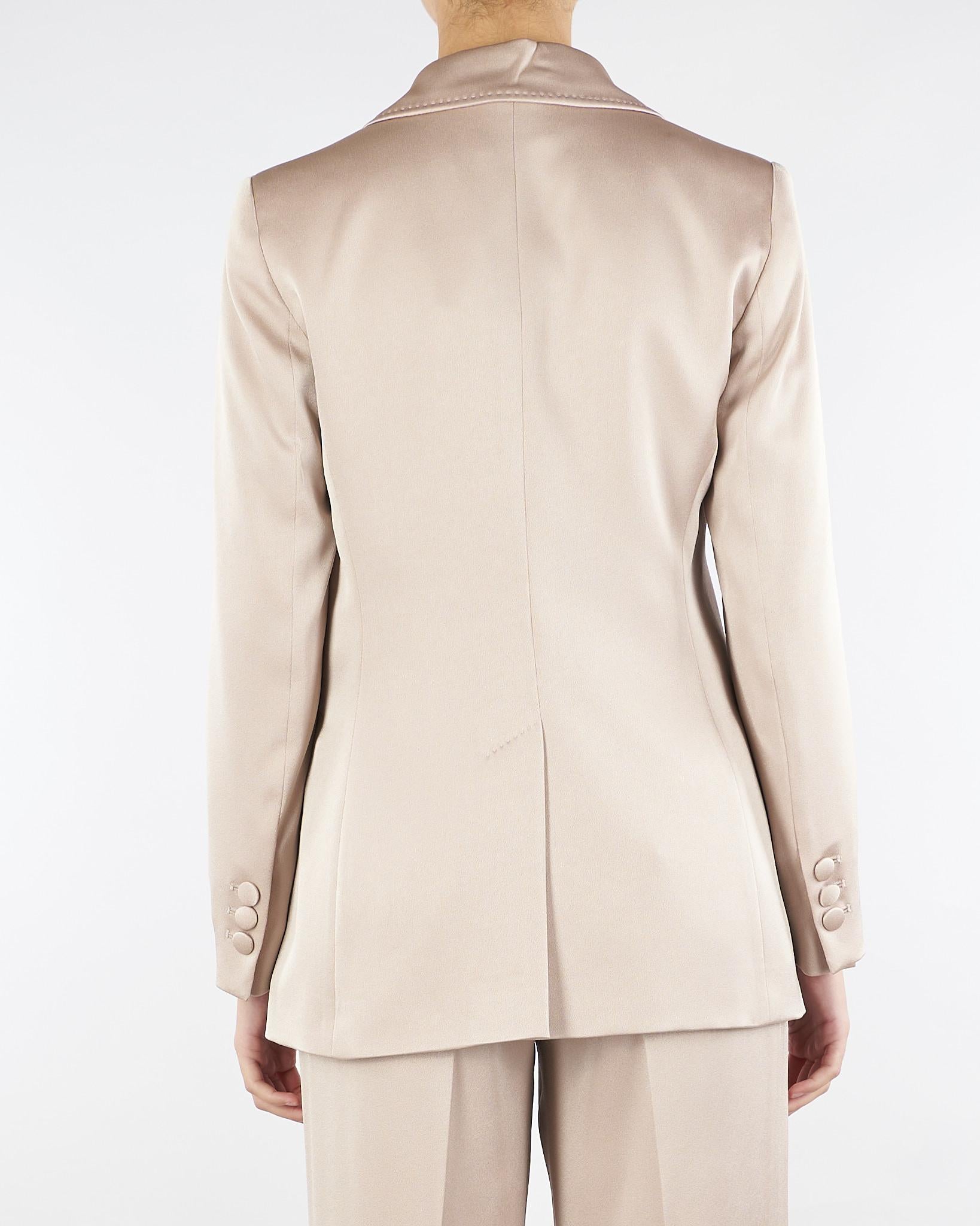 Giacca Champagne in satin COGNAC 2 MARELLA 