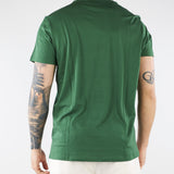 T-shirt Verde in cotone Pima TH6709 132 LACOSTE 