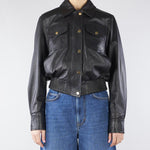 Giacca in pelle Nero MSTBIADA 3 MAX MARA STUDIO 