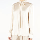 Blusa Champagne in raso di seta GILLES 13 MAX MARA STUDIO 