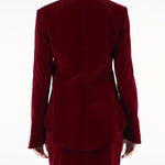 Giacca Bordeaux in velluto ACT15182GI1043 85 ACTUALEE 