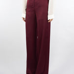 Pantalone in satin Bordeaux WOLF 1 MARELLA 