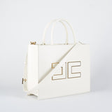 Borsa Tote grande Milk con logo BS32A56E2 DZ9 ELISABETTA FRANCHI 