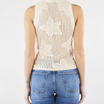 Gilet Crema in cotone MLLASTICE 1 MARELLA 