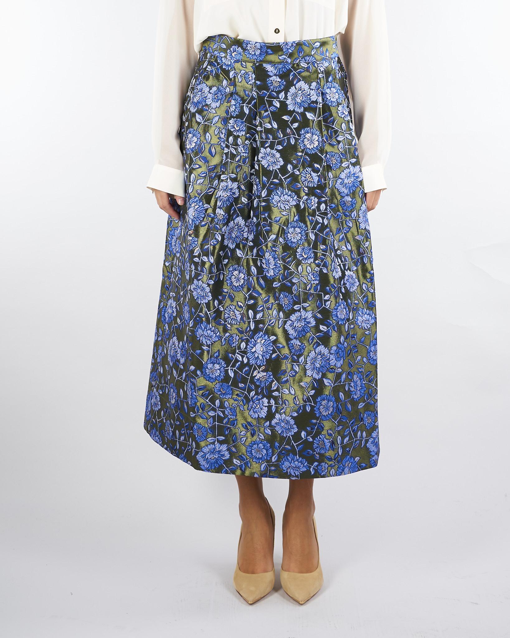 Gonna Verde-Blu a fantasia GIN 2238 NENETTE 