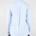 Camicia Celeste in tela di lino WKDWERNER 20 MAX MARA WEEKEND 