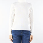 Maglia Panna collo alto in lana e cachemire EDUCATA 1 MAX MARA STUDIO 