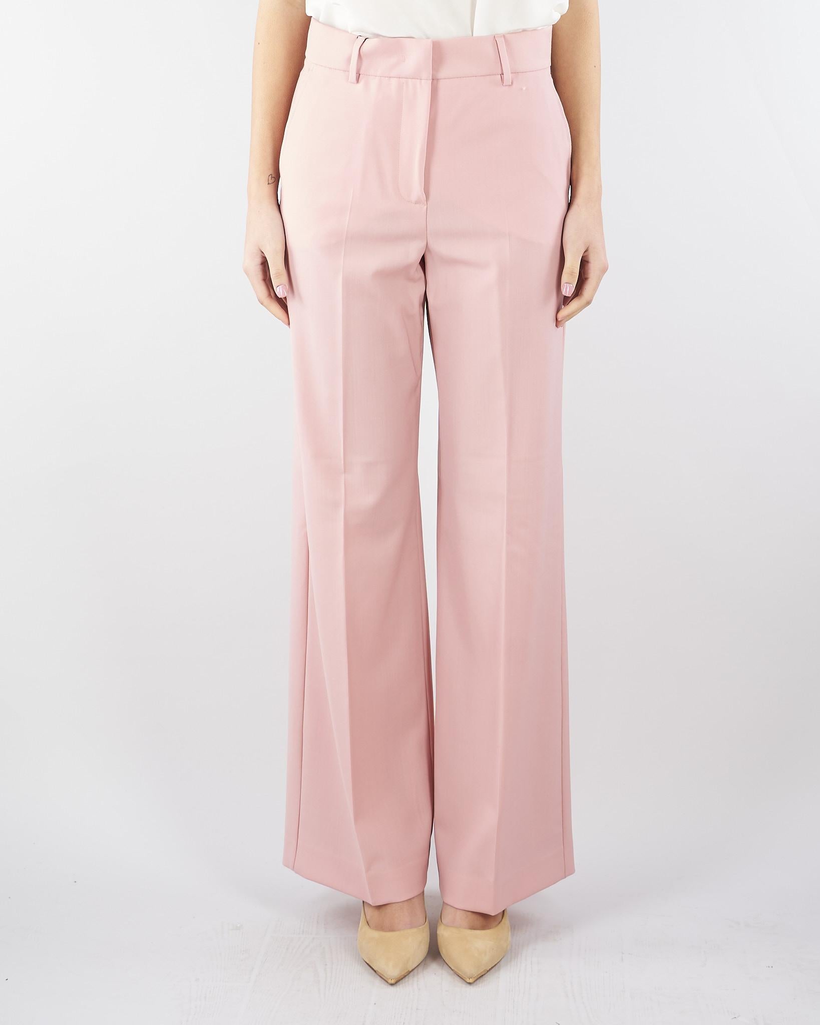 Pantalone palazzo Rosa in tela di lana WKDVISIVO 4 MAX MARA WEEKEND 