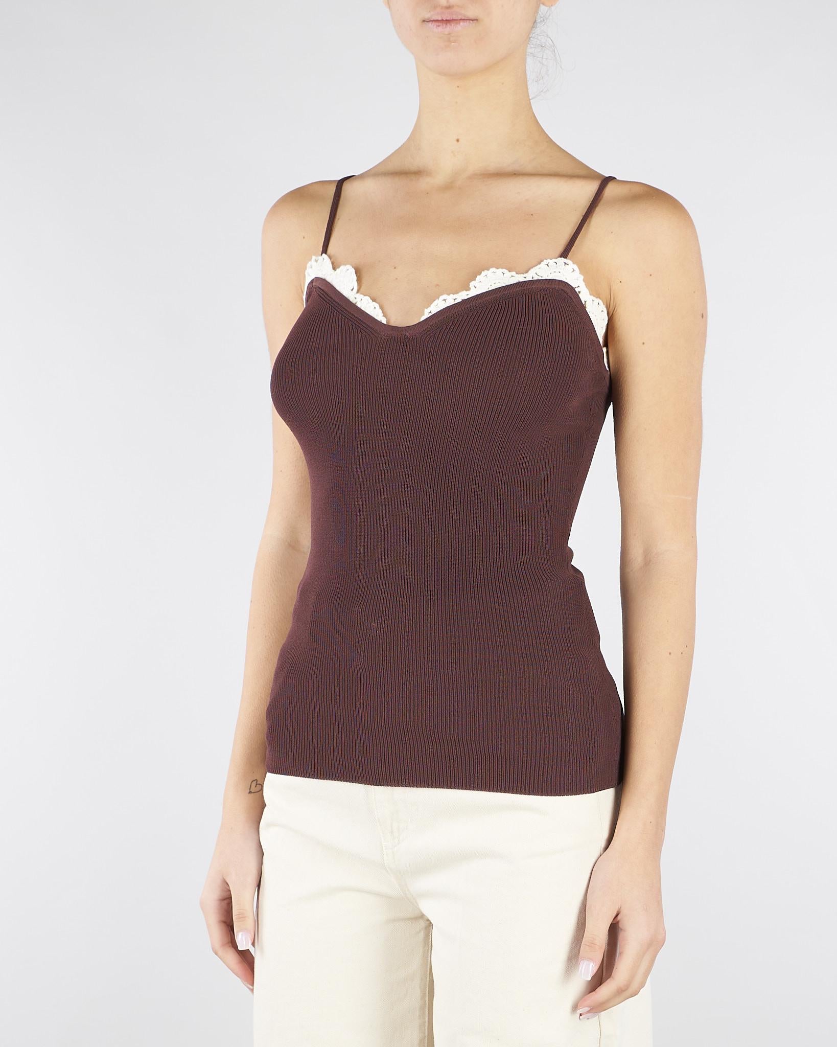 Top Marrone in maglia MLLGESTRO 1 MARELLA 