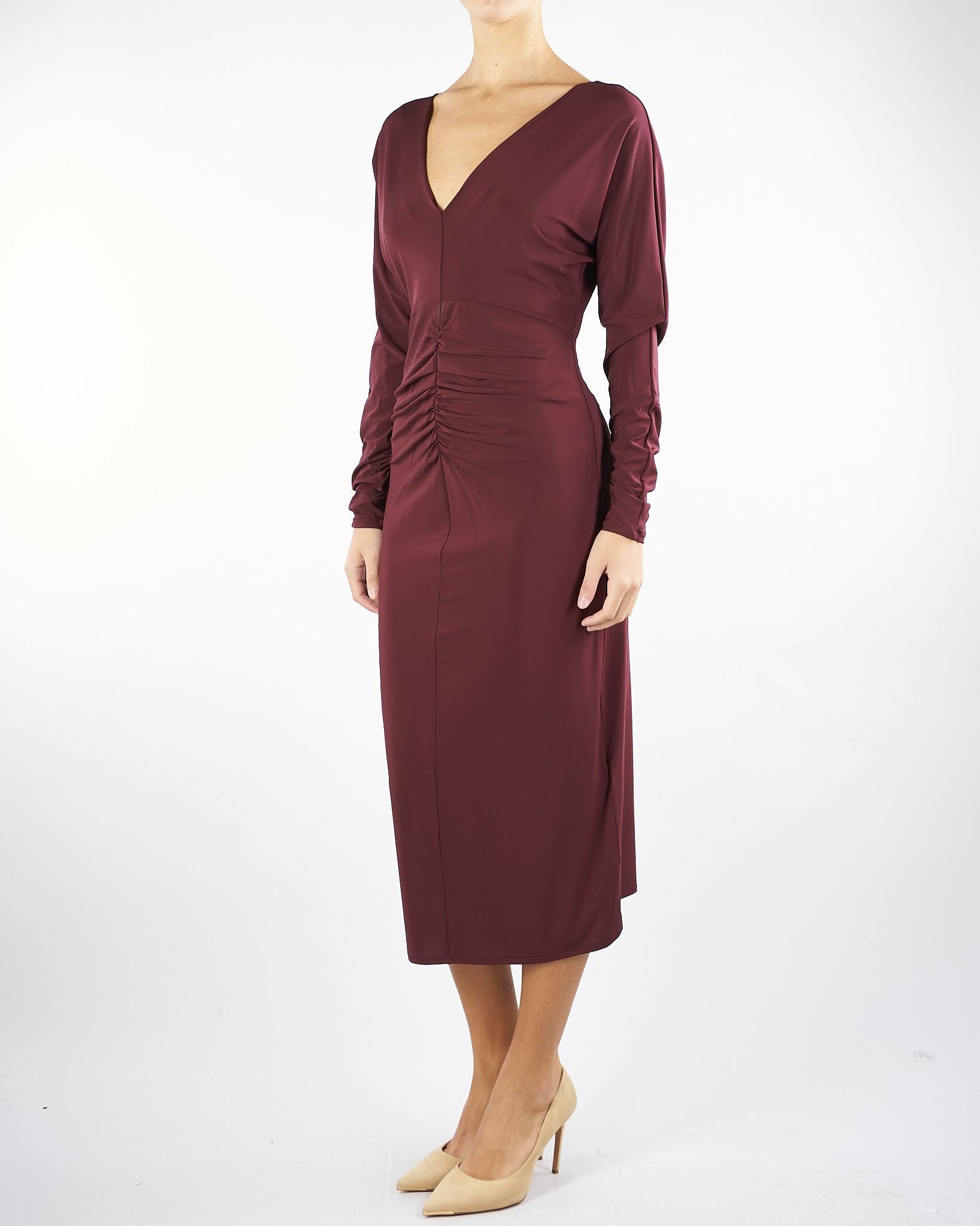 Abito Bordeaux in jersey GOYA 2 MAX MARA STUDIO 