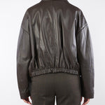 Bomber Moro in vera pelle TF0272 69 VICOLO 