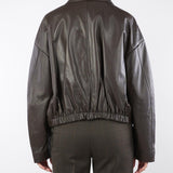 Bomber Moro in vera pelle TF0272 69 VICOLO 