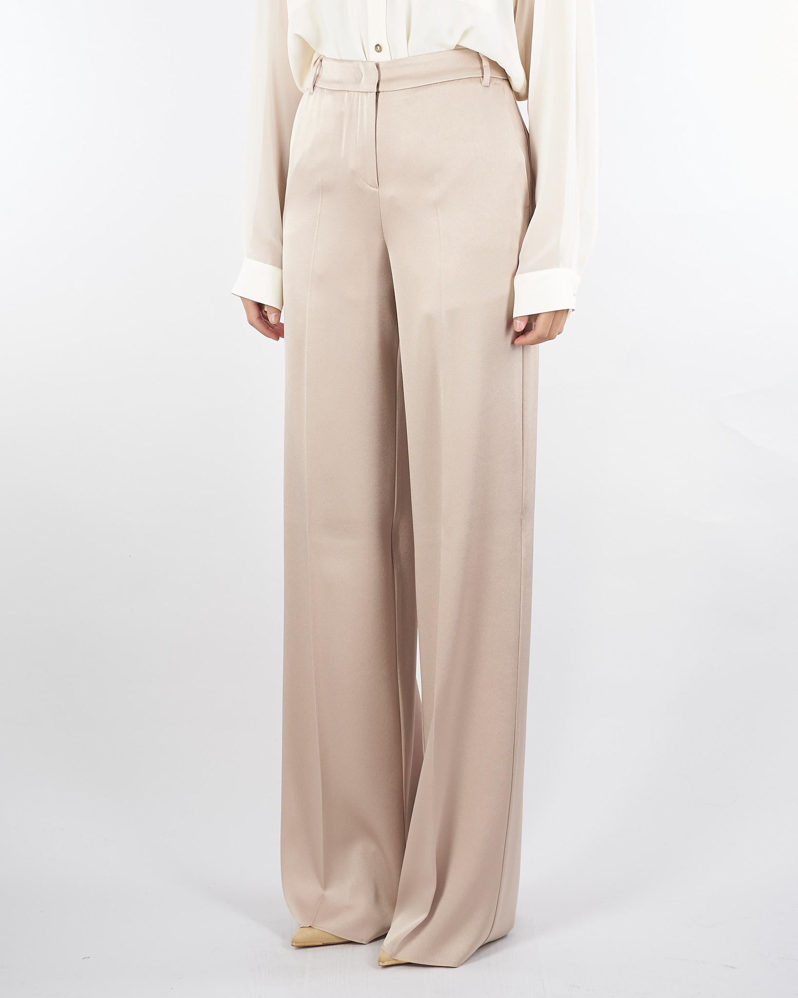Pantalone in satin Champagne WOLF 2 MARELLA 