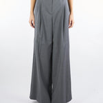 Pantalone Grigio in lana stretch ADELFI 3 MAX MARA WEEKEND 