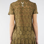 Blusa Verde Olio in pizzo MSTVELLO 1 MAX MARA STUDIO 