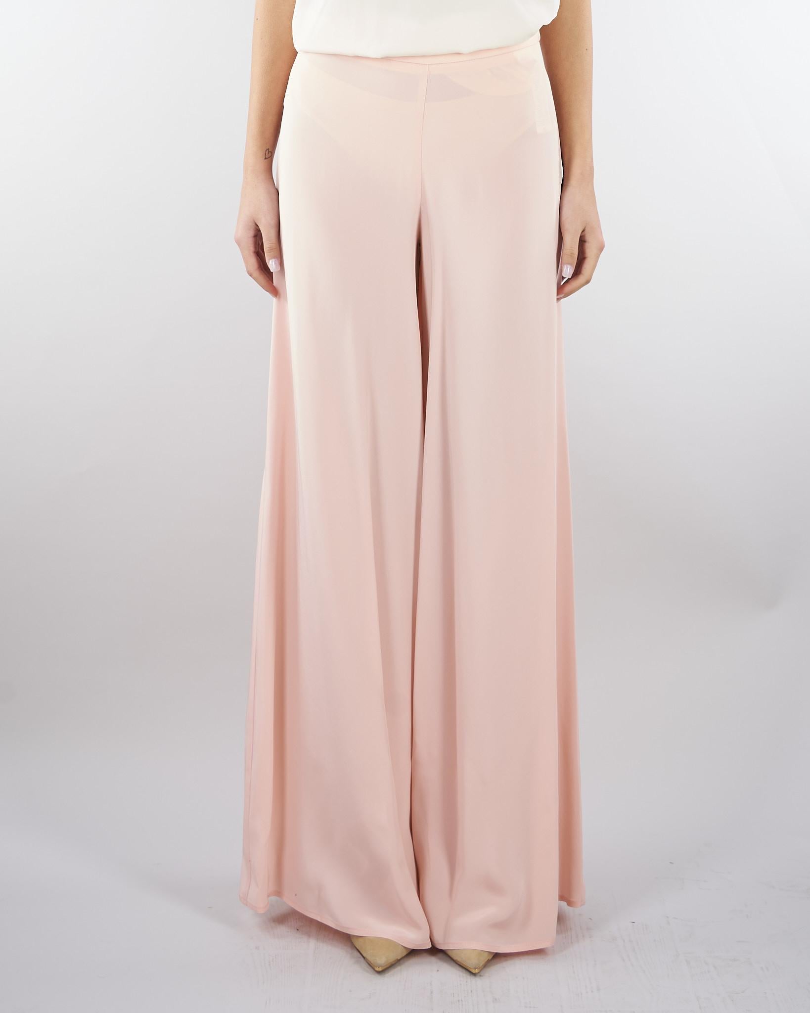 Pantalone Rosa in cady wide leg PA02901TVIS0026 V0697 SIMONA CORSELLINI 