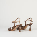 Sandali Bronzo in pelle lamè 7541 40 FRANCESCO SACCO 