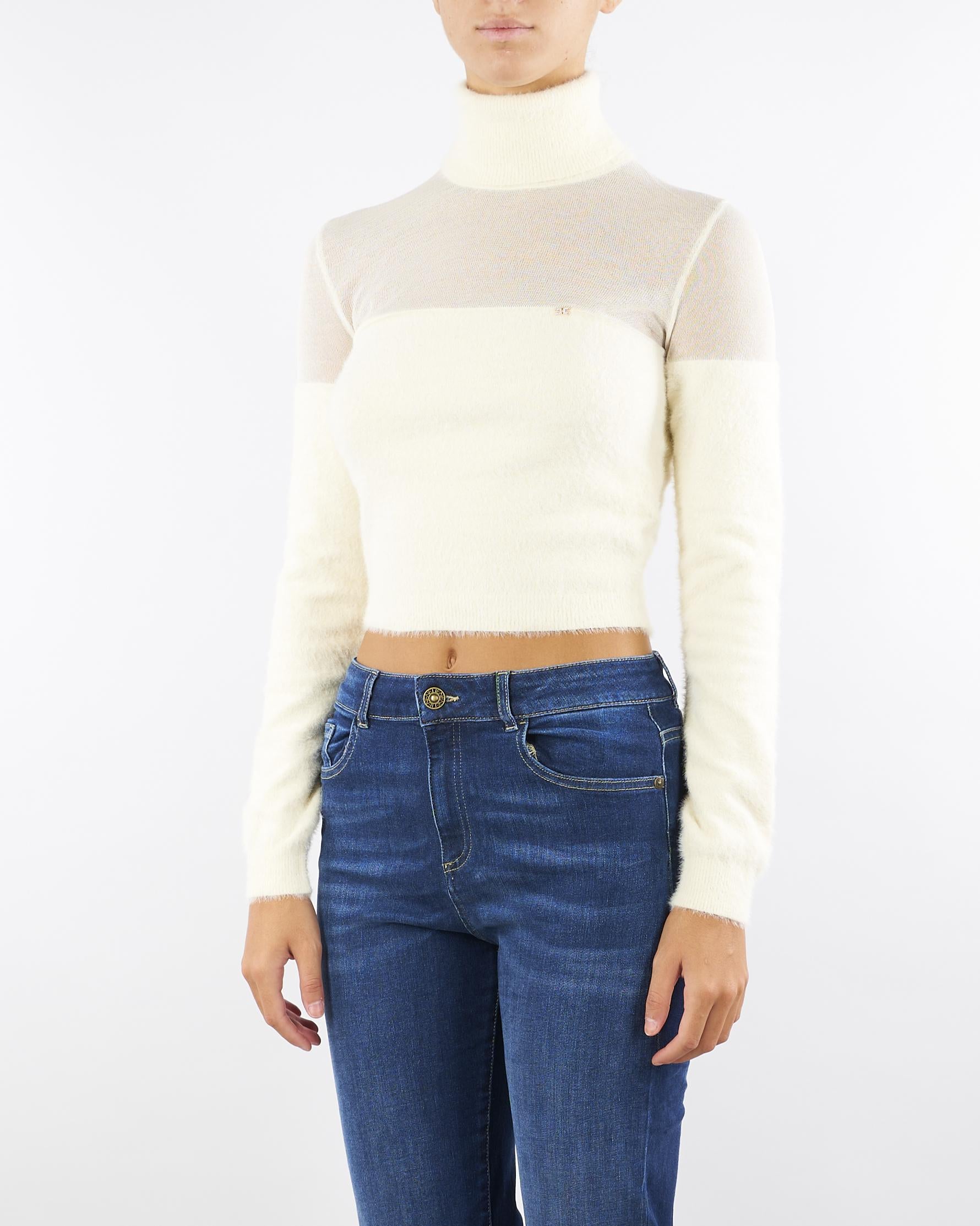 Dolcevita Milk in maglia con logo gioiello MK54T57E2 DZ9 ELISABETTA FRANCHI 