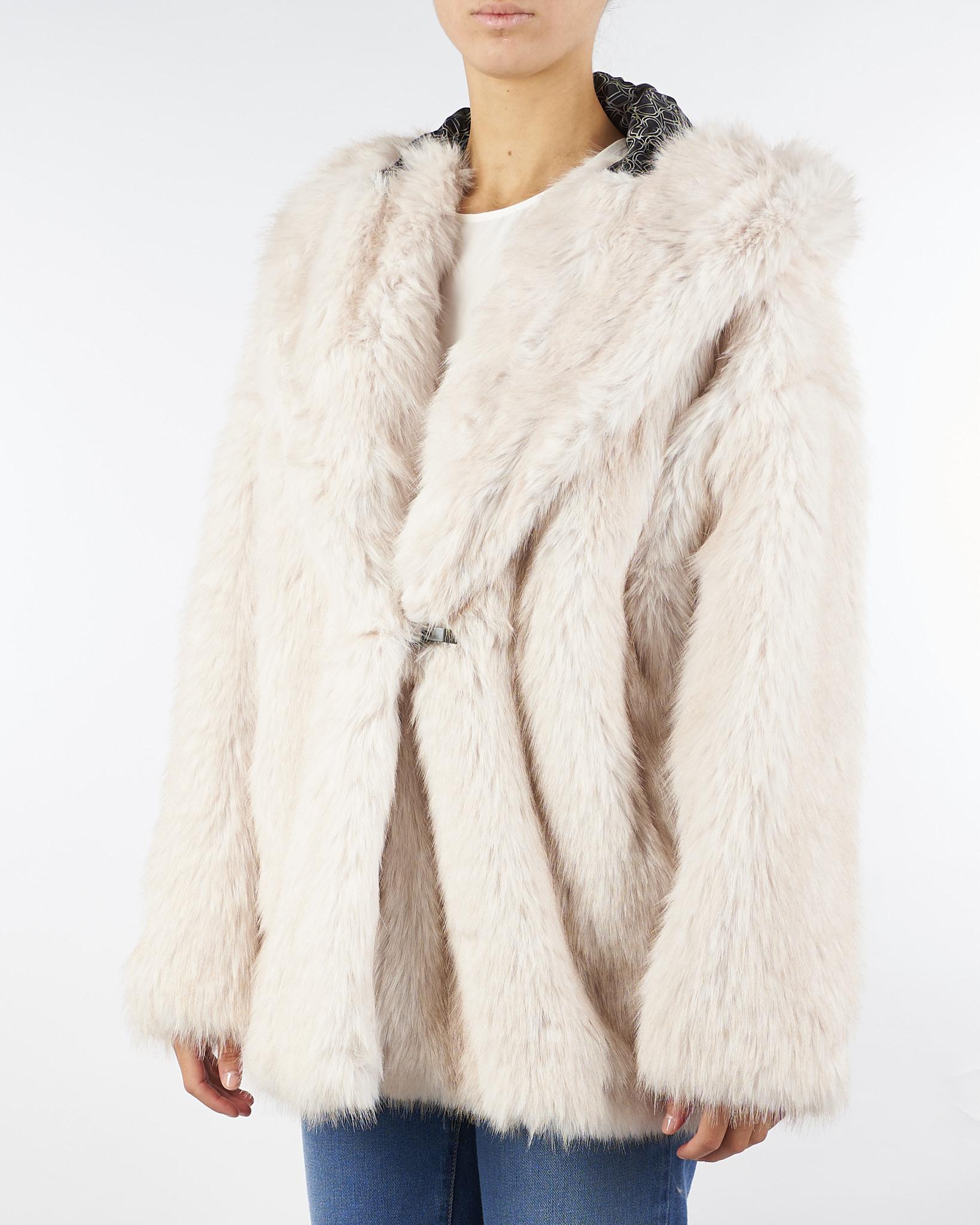 Pelliccia Naturale con cappuccio TF2090 12879 TWIN SET 