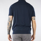 Maglia a polo Blu in puro cotone DK17041 89 DIKTAT 