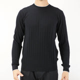 Maglia jacquard in pura lana, seta e cashmere Paolo Pecora