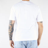 T-shirt Bianco in cotone Supima DK17103 02 DIKTAT 