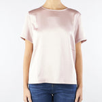 T-shirt Rosa in raso e jersey GILBERT 8 MAX MARA WEEKEND 