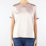 T-shirt Rosa in raso e jersey GILBERT 8 MAX MARA WEEKEND 