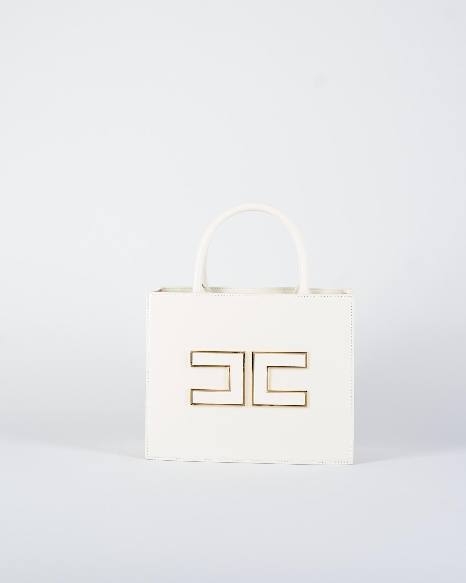 Borsa Tote piccola Milk con logo BS33A56E2 DZ9 ELISABETTA FRANCHI 