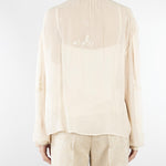 Casacca Crema in georgette ricamata CA151250450268 006 SEVENTY 