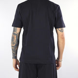 T-shirt Nero con patch logo in tono