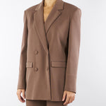 Giacca Marrone doppiopetto Over GI203FW 80 BOHEMIAN VI 