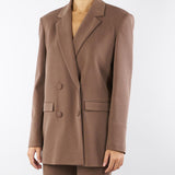 Giacca Marrone doppiopetto Over GI203FW 80 BOHEMIAN VI 