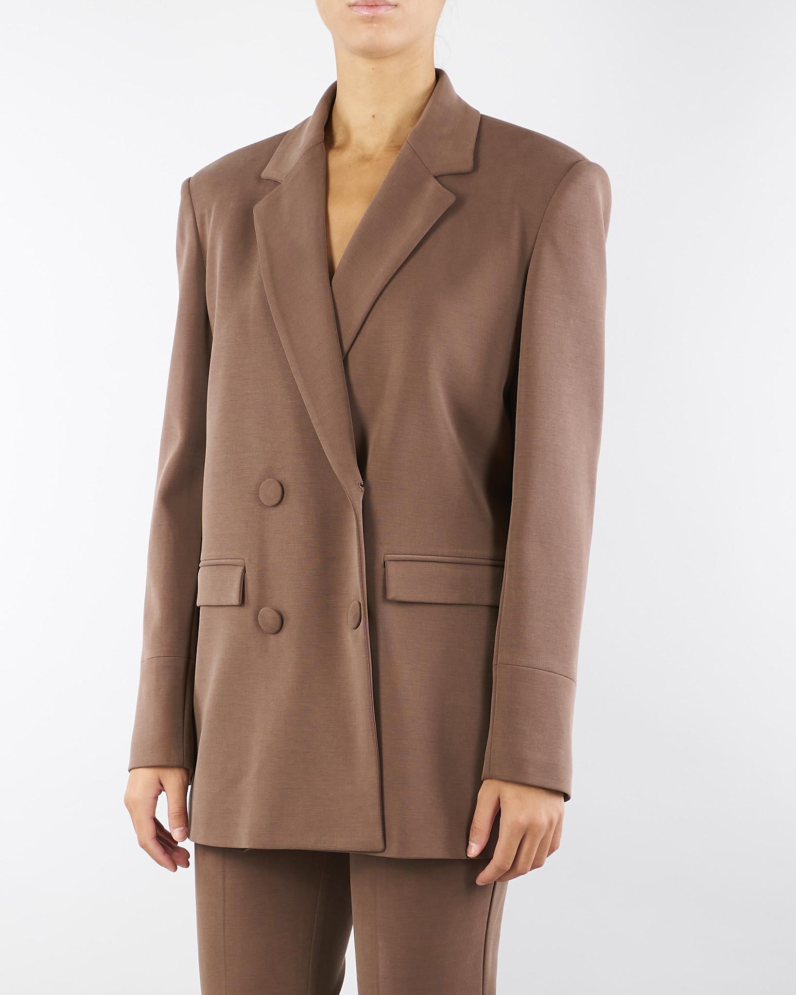 Giacca Marrone doppiopetto Over GI203FW 80 BOHEMIAN VI 