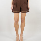 Short Coffee in cotone TT2253 12110 TWIN SET 