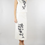 Top Bianco in cotone con ricamo PBPPATTO 1 PENNY BLACK 