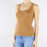 Top Daino in maglia con logo TK80B61E2 AI6 ELISABETTA FRANCHI 