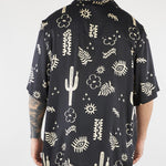 Camicia Nero con stampa all over S6PKMASI127 110 A PAPER KID 