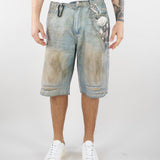 Bermuda stampati in Denim HTEM822002 315 ACUPUNCTURE 