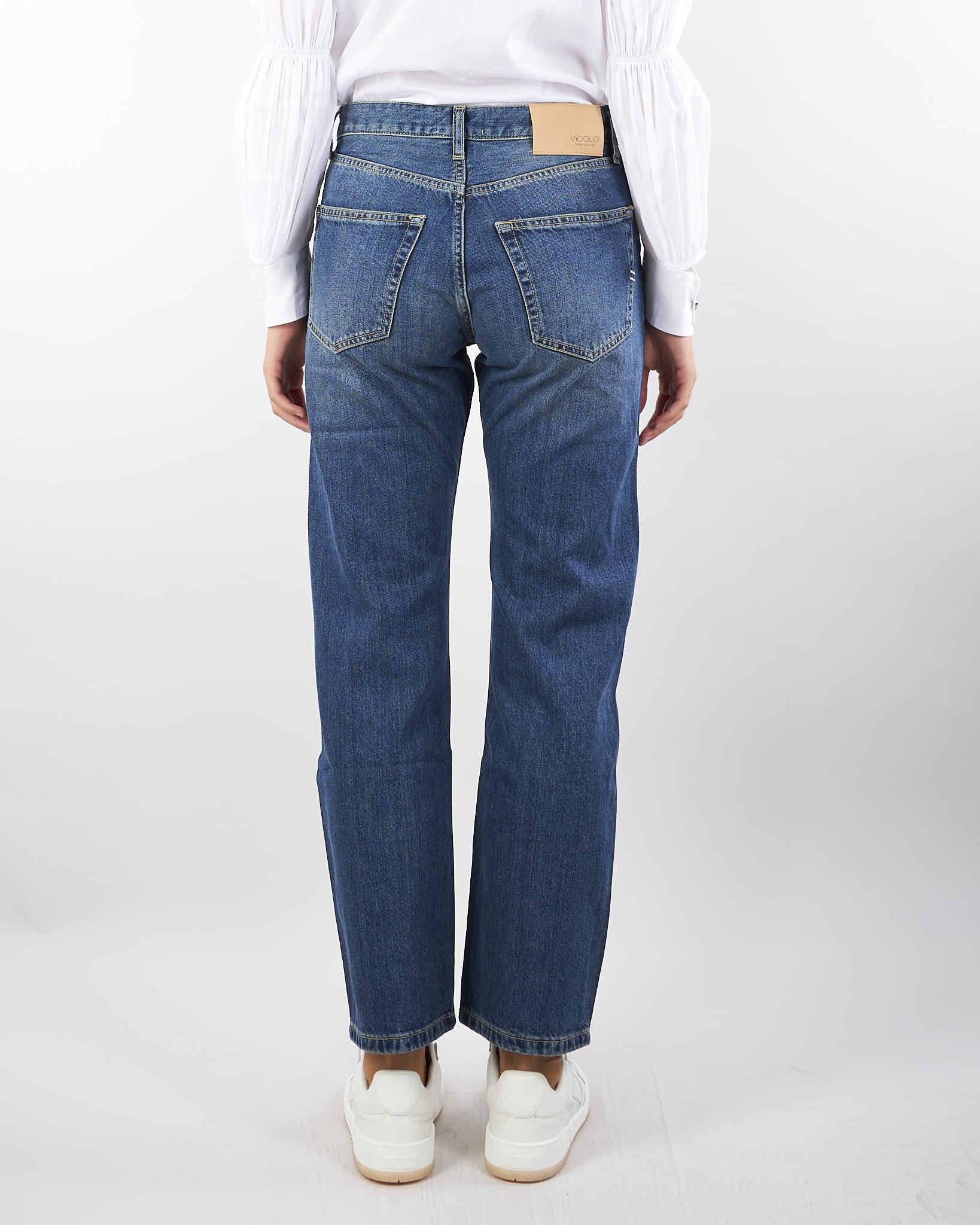 Jeans Denim Emy Straight Fit<BR/> DF5108 47 VICOLO 