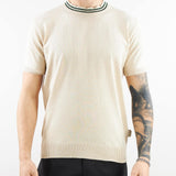 Maglia in cotone con collo a contrasto Yes London